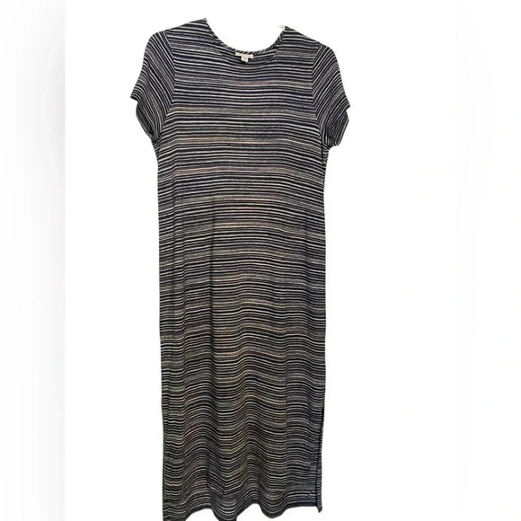 Pure Jill navy stripe dress - Picture 1 of 6
